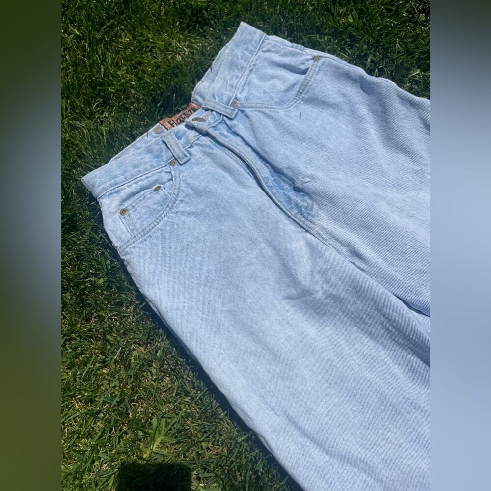 90s Vintage High Waisted Forenza Light Wash Jeans - Picture 2 of 13
